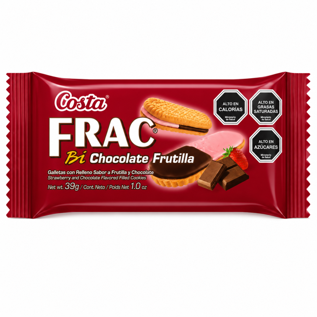 Galleta Frac Costa Chocolate Frutilla 110 G
