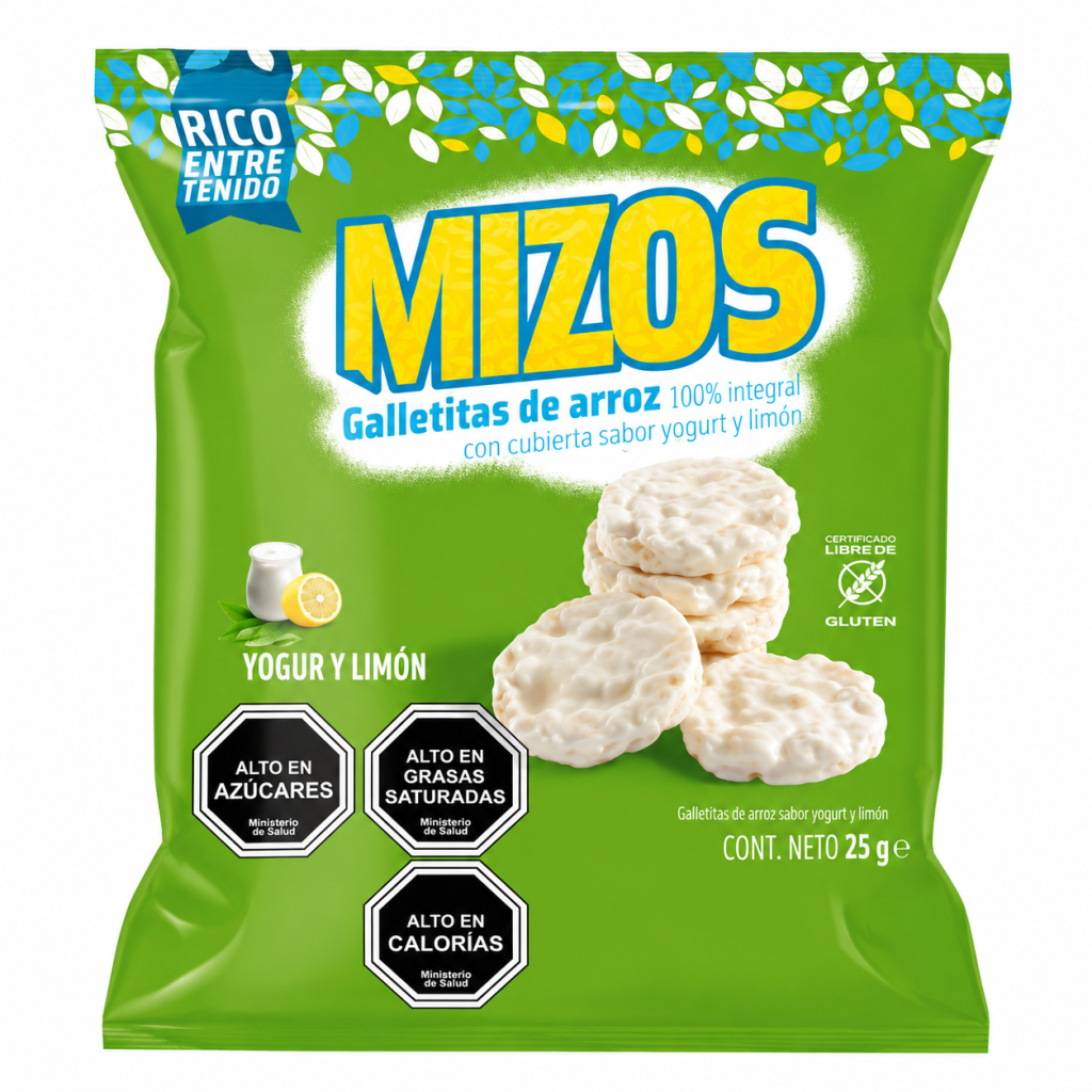 Galleta Mizos Yogur Limon 25g
