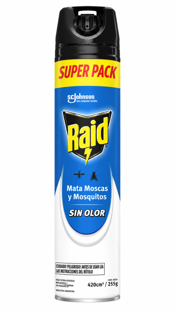Insecticida Raid Mata Moscas sin Olor 259 G