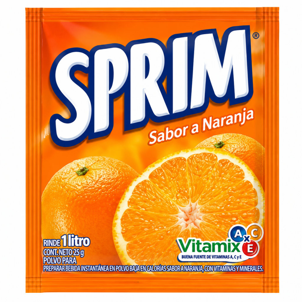 Jugo en Polvo Sprim Naranja