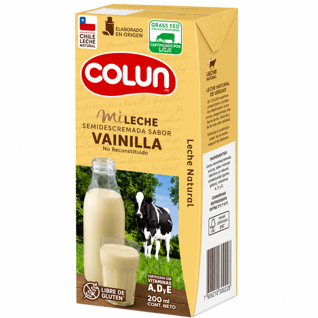 Leche Colun Vainilla 200 ML