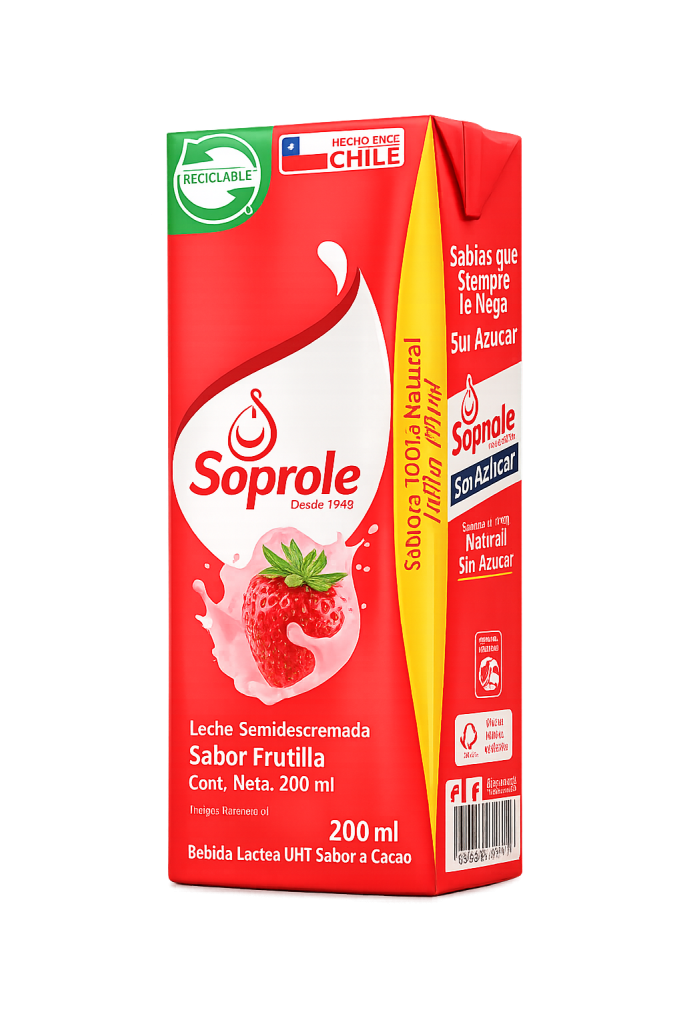 Leche Soprole Frutilla 200 ML