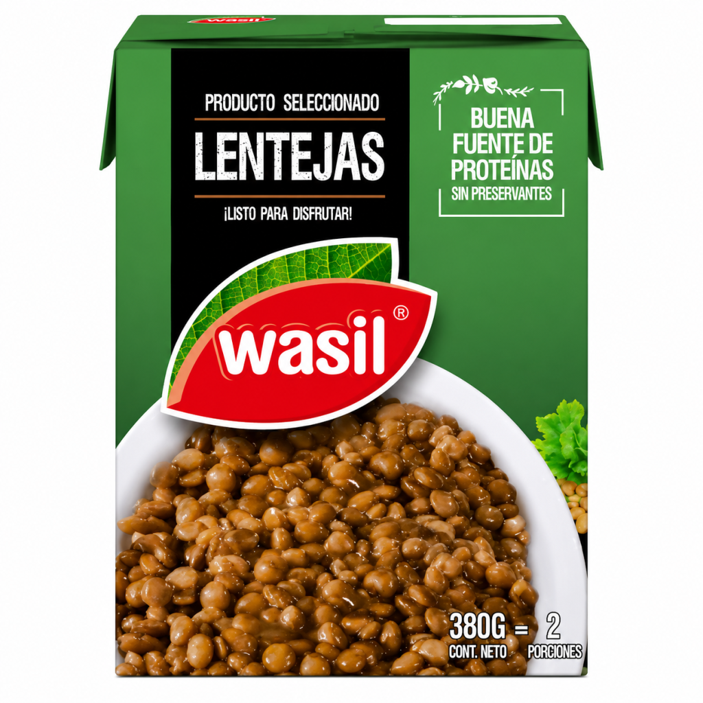 Legumbre Wasil Lentejas 380 G