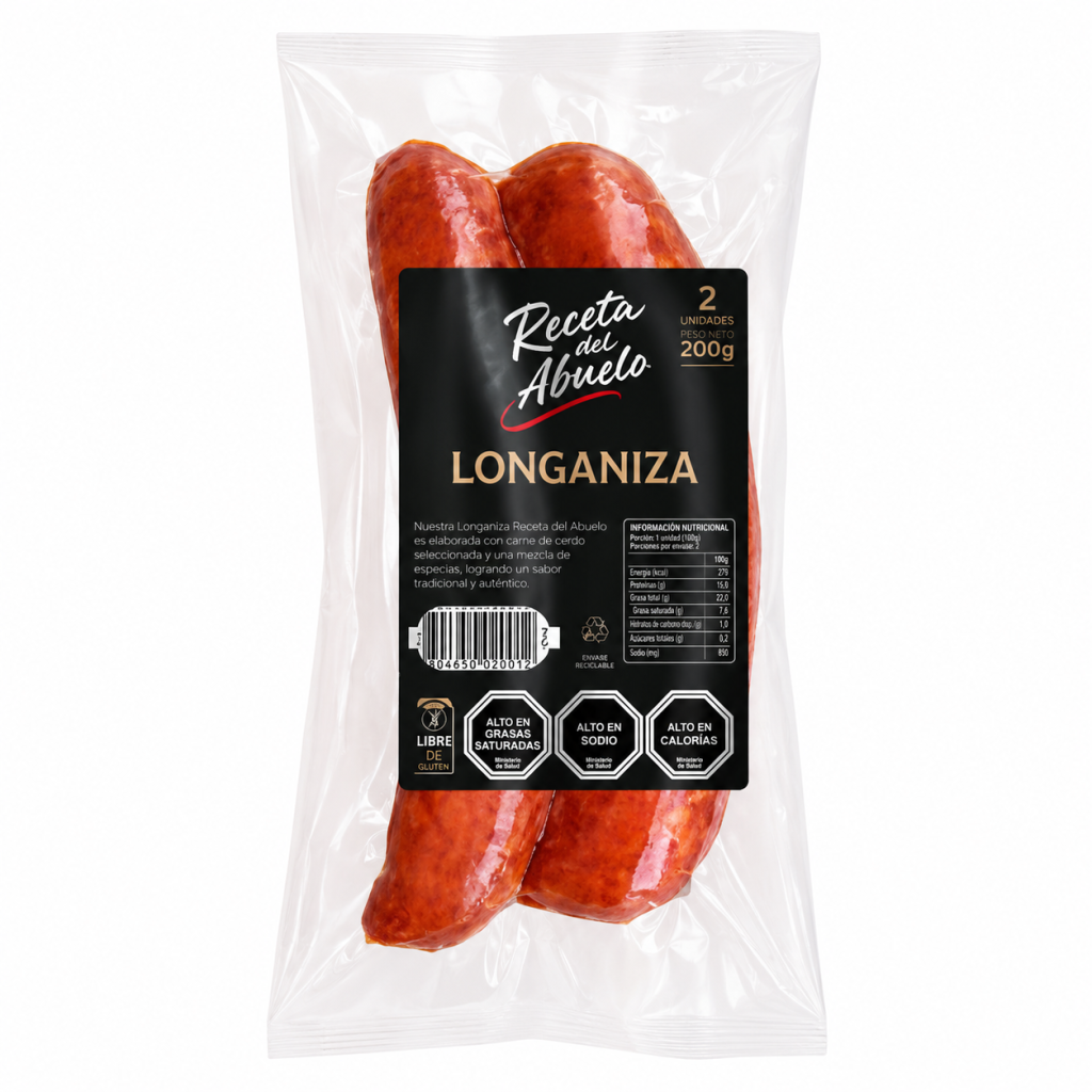 Longaniza la Receta del Abuelo 2 un 200 G