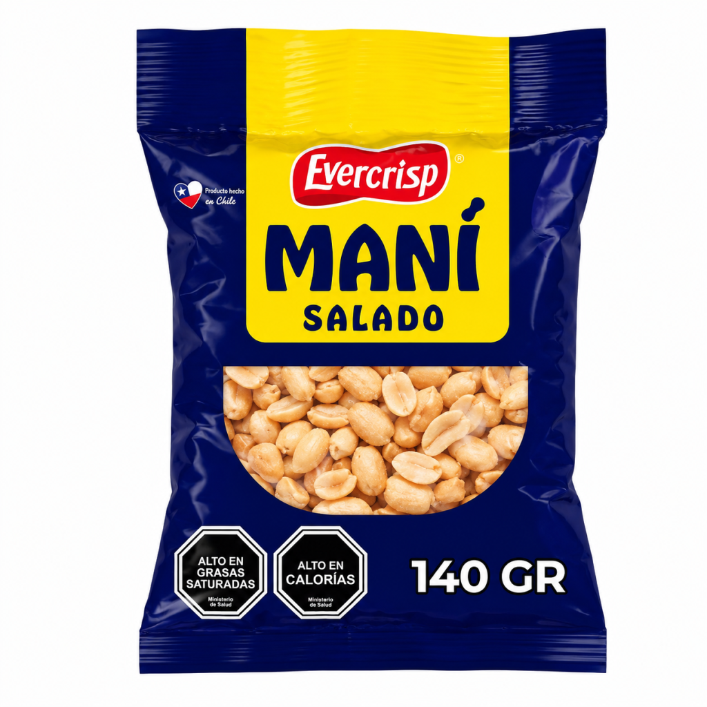 Mani Salado Evercrisp 140 G