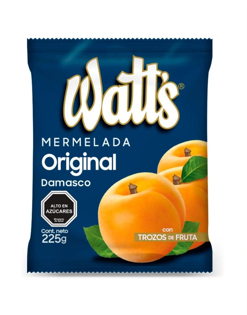 Mermelada Watts Damasco