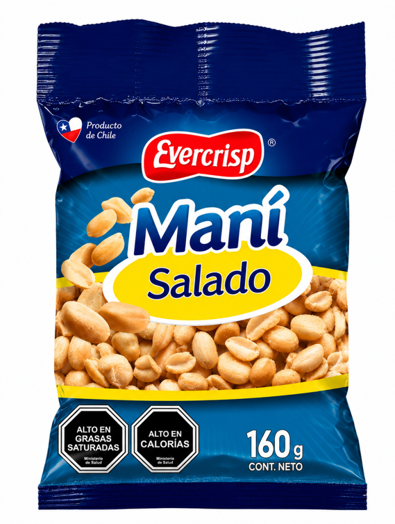 Mani Salado Evercrisp 160 Gr