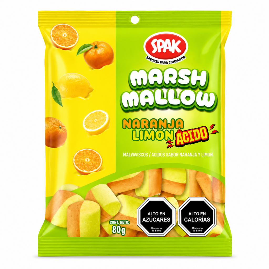 Marsh Acido Naranja Limon 80 G