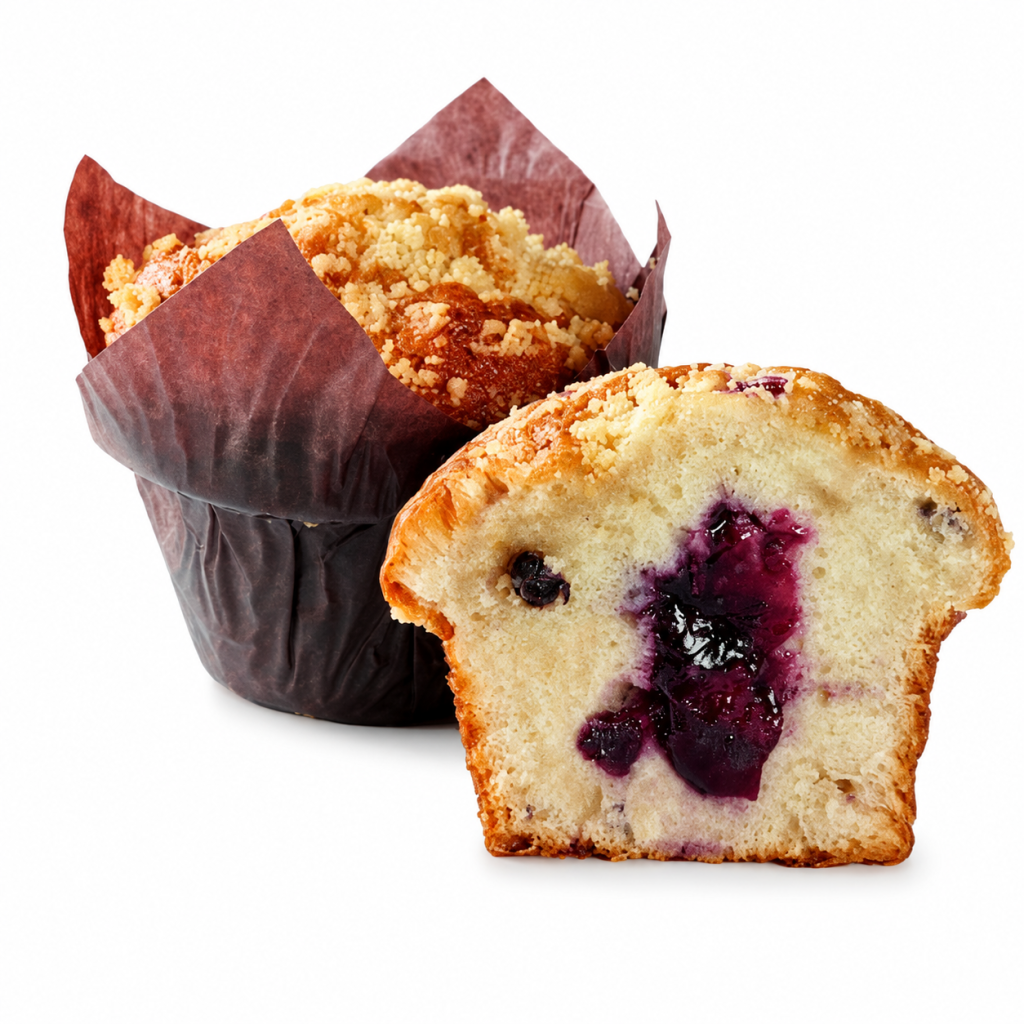 Muffin Arandanos Relleno Frambuesa