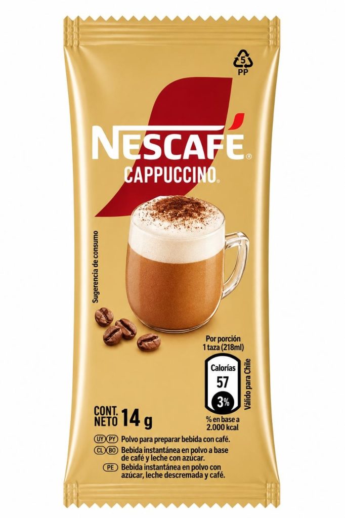 Cafe Nescafe sobre Cappuccino 14 G