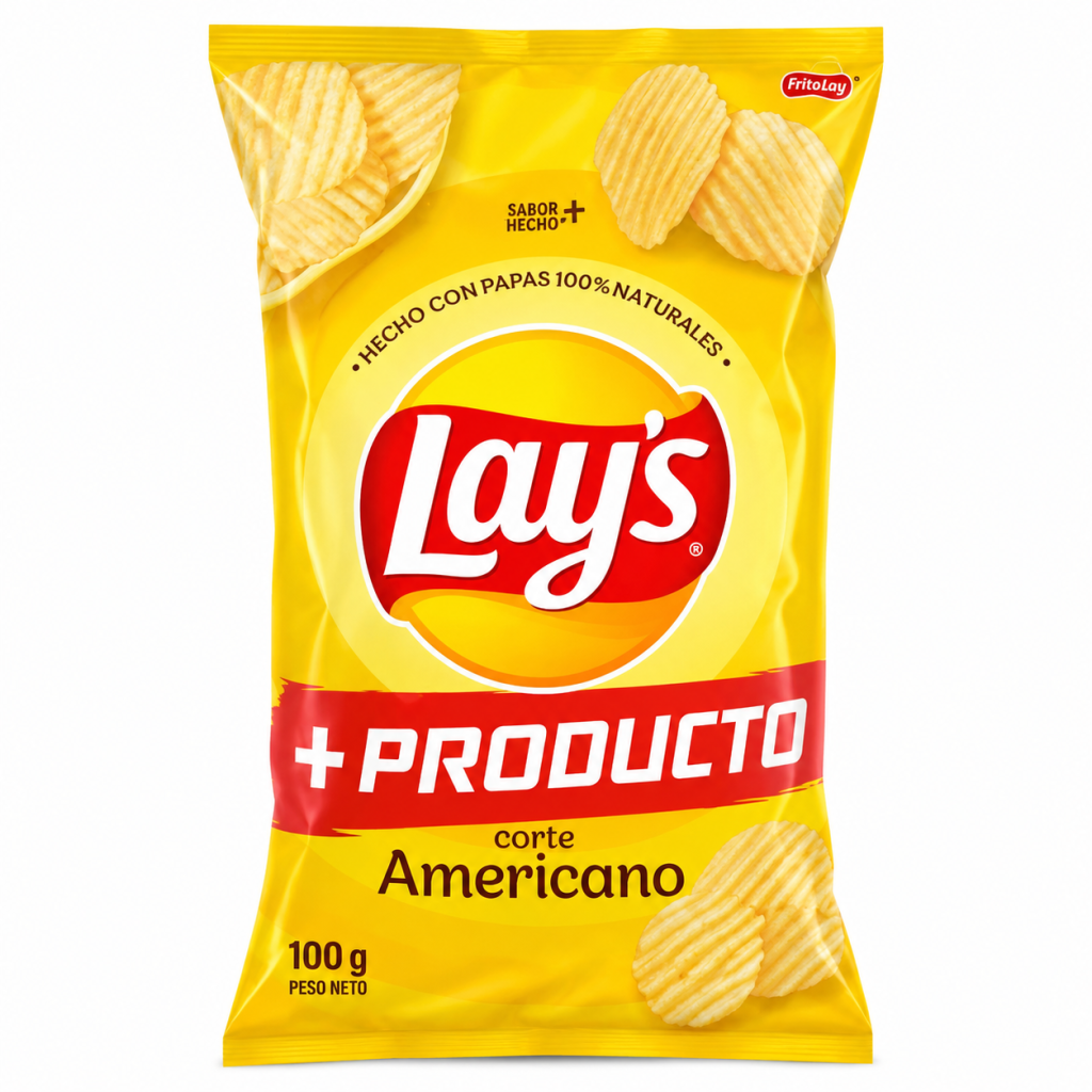 Papas Fritas Lays Clasica Evercrisp 100 G