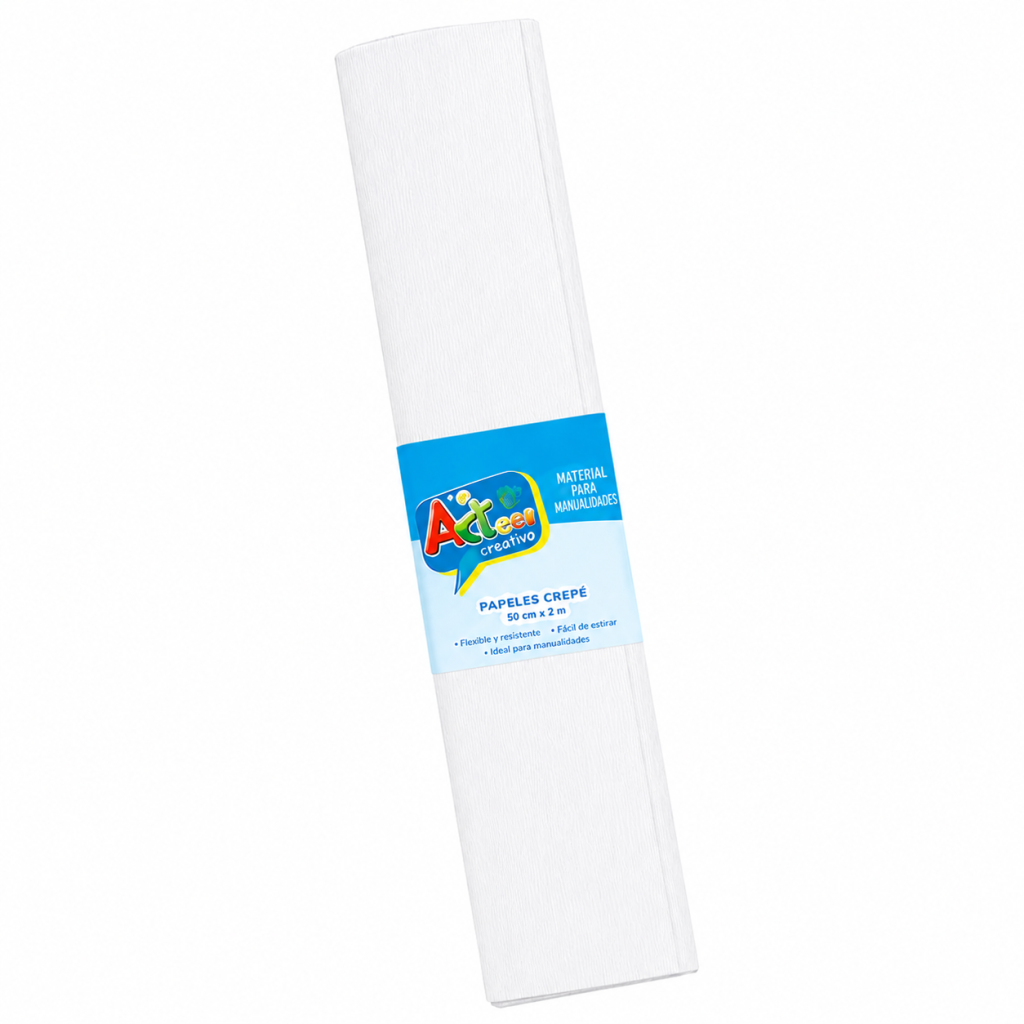 Papel Crepe Blanco