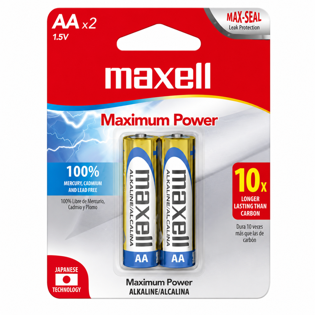 Pila Maxell Alcalina Aa Tira 2 un