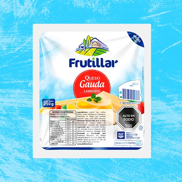 Queso Gauda Laminado 250 G