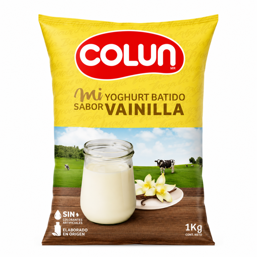 Yogurt Colun Vainilla 1 Kg