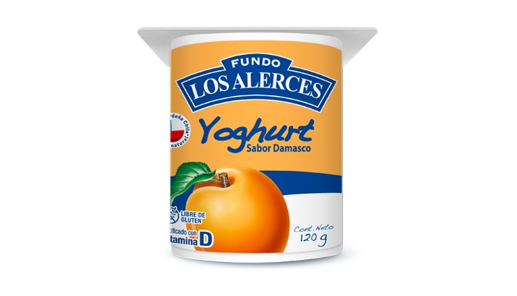 Yogurt Alerces Colun Damasco