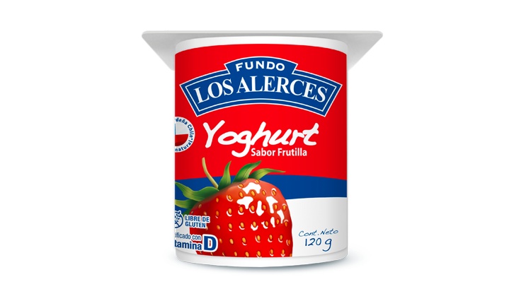 Yogurt Alerces Colun Frutilla