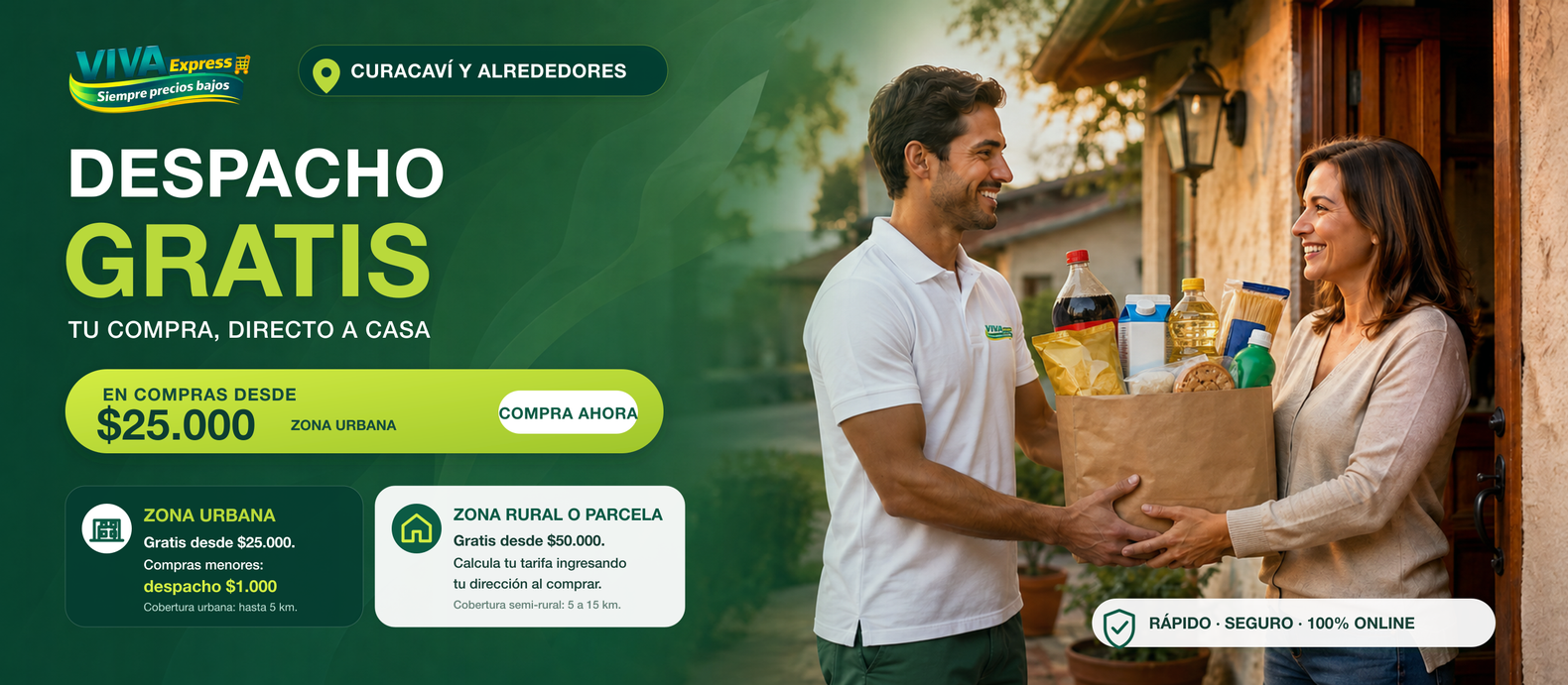 Despacho Gratis a Domicilio